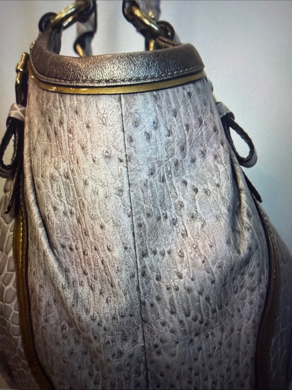 Coach Madison Abigail Exotic Embossed Leather Carryall Satchel w Dust Bag - EUC - Picture 7 of 12